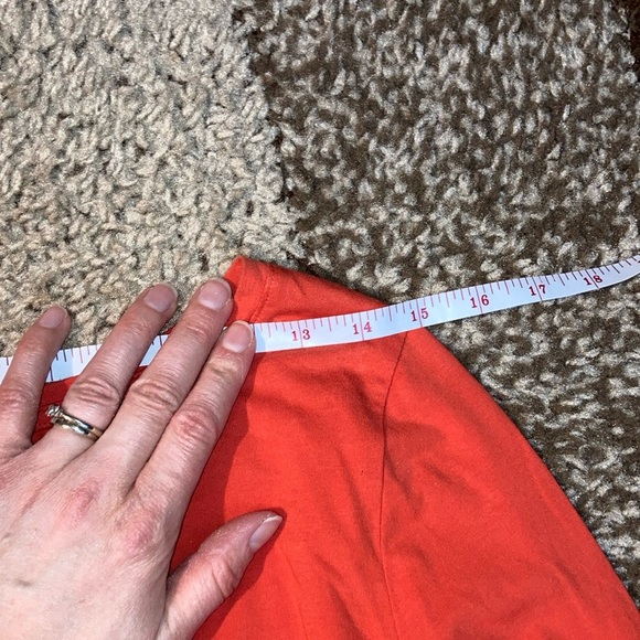 Jana Orange Fitted Long Sleeve Blouse - Picture 6 of 8